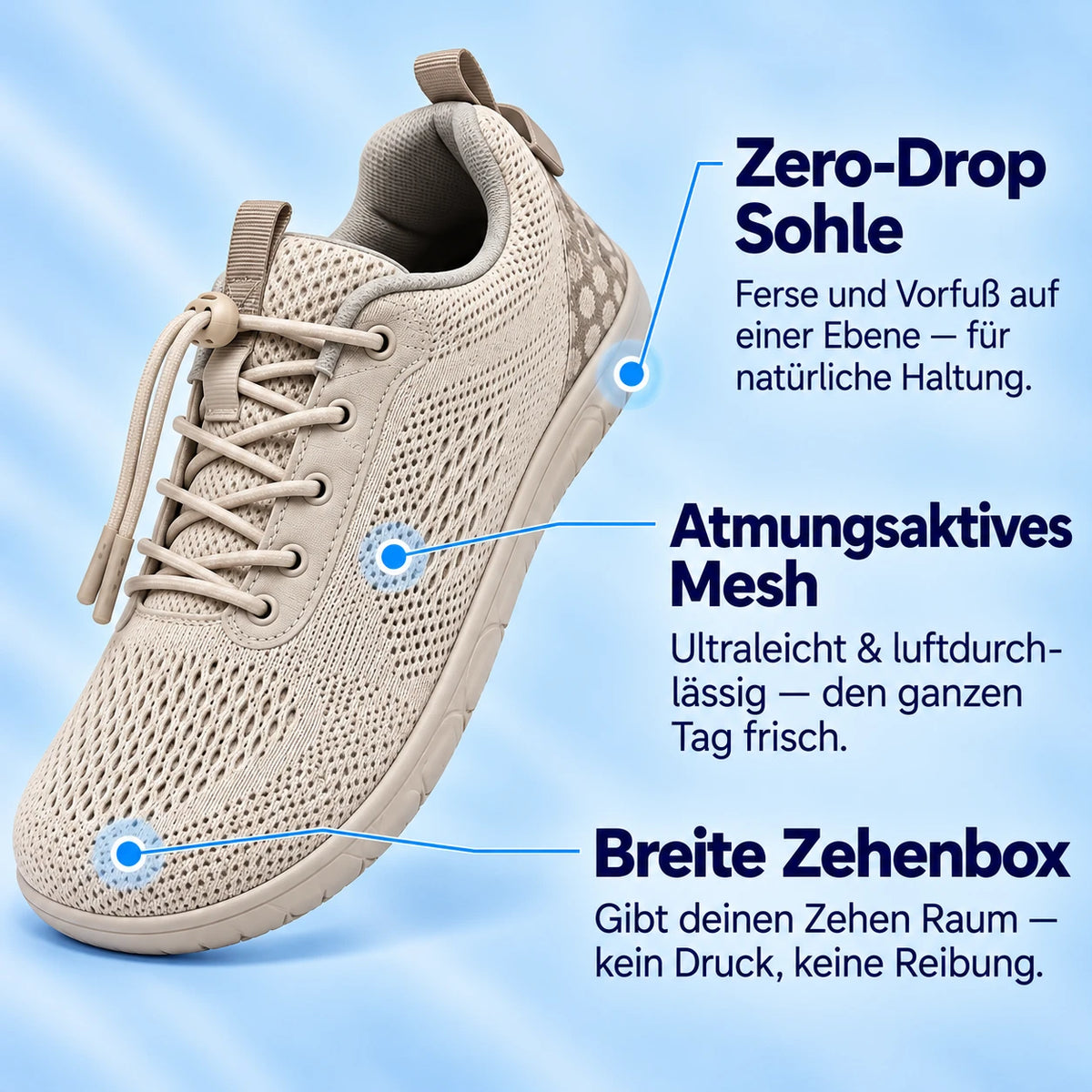 GehWohl - sportliche Sneaker Barfußschuhe