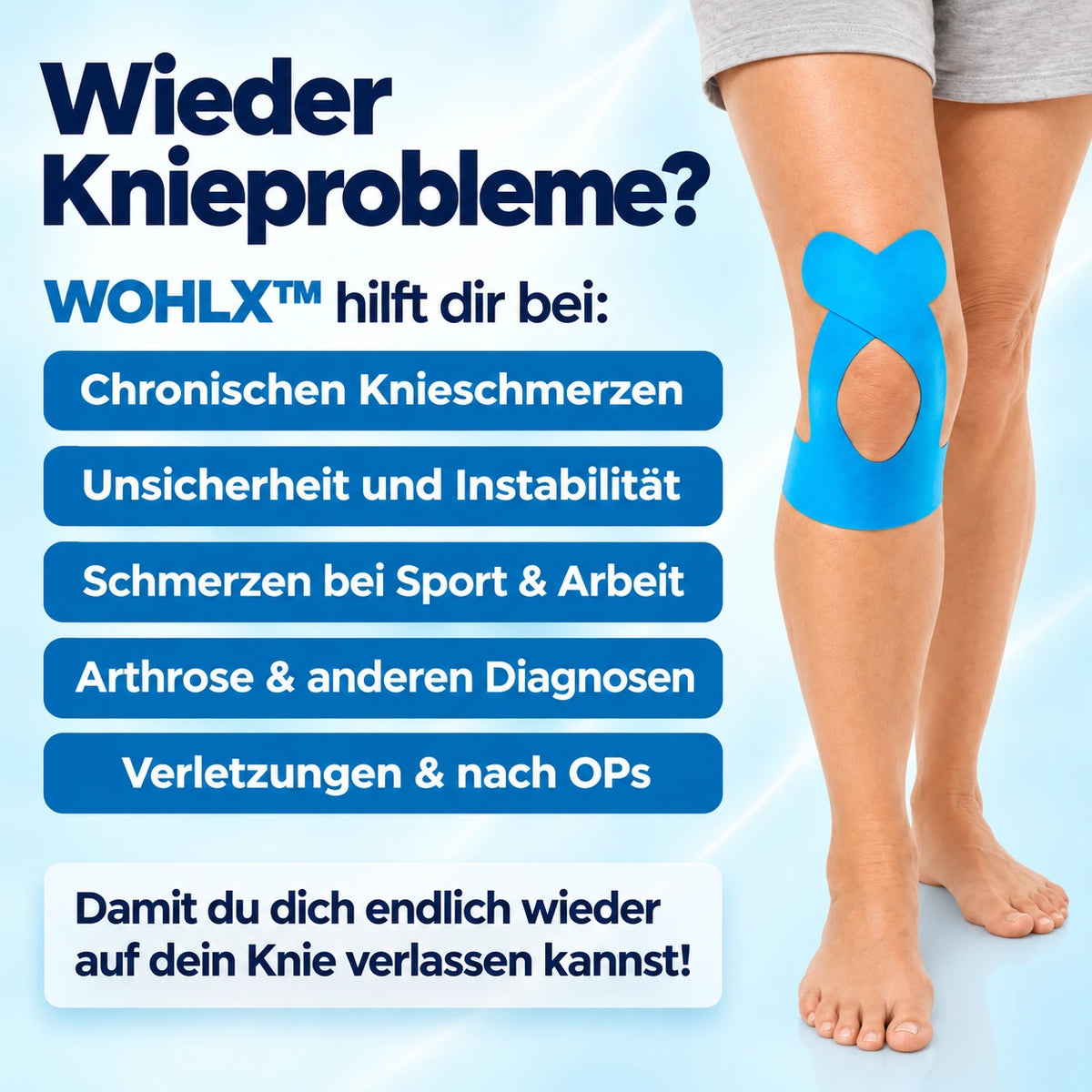 Kinesio Knie-Tapes
