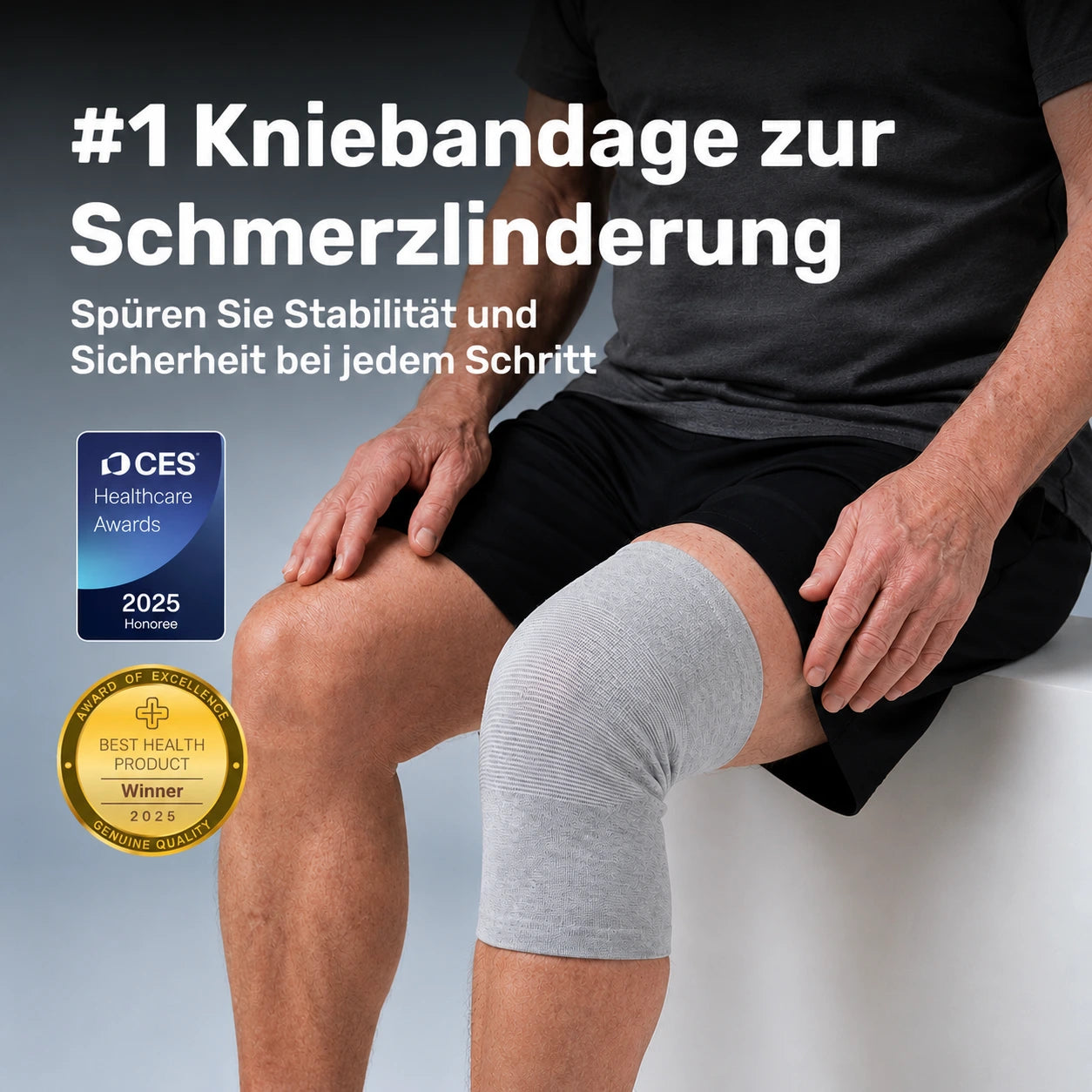 Bambus Kniebandage