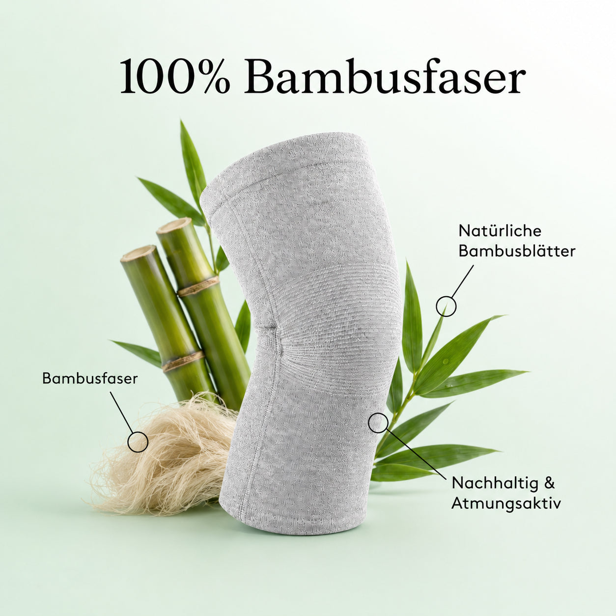 Bambus Kniebandage