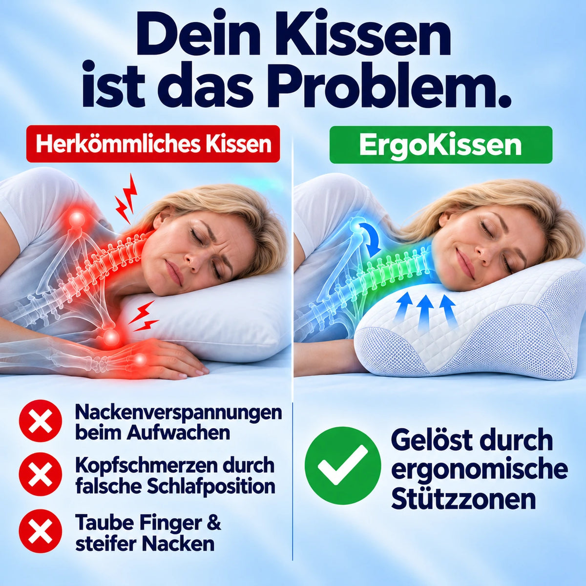 Kopf- & Nackenstützkissen