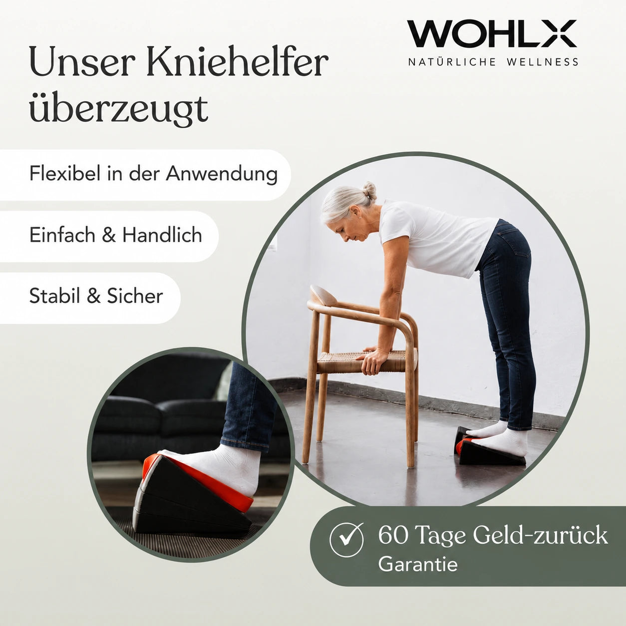 Kniehelfer mit Trittschlaufe