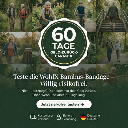 Bambus Kniebandage