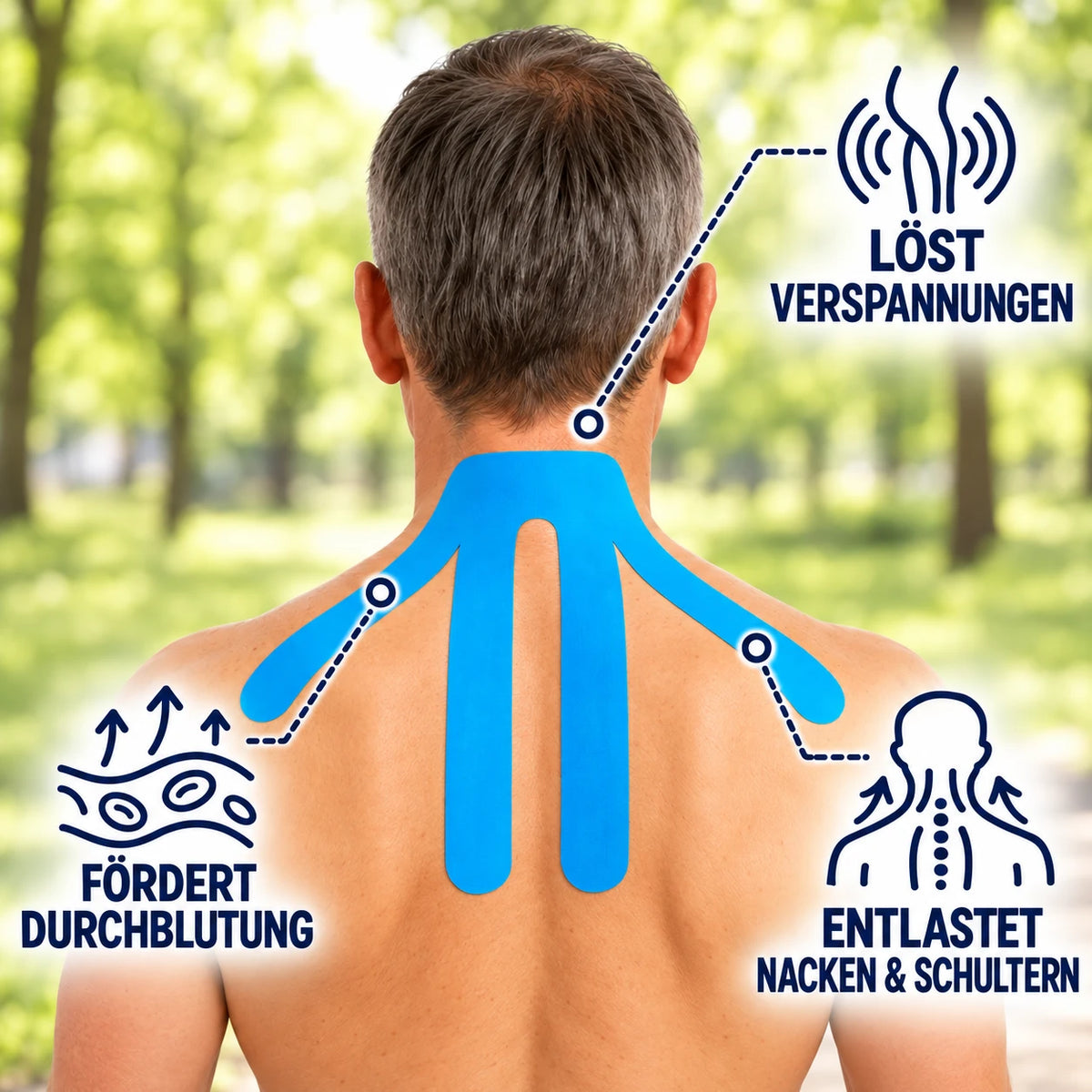Kinesio Nacken-Tapes