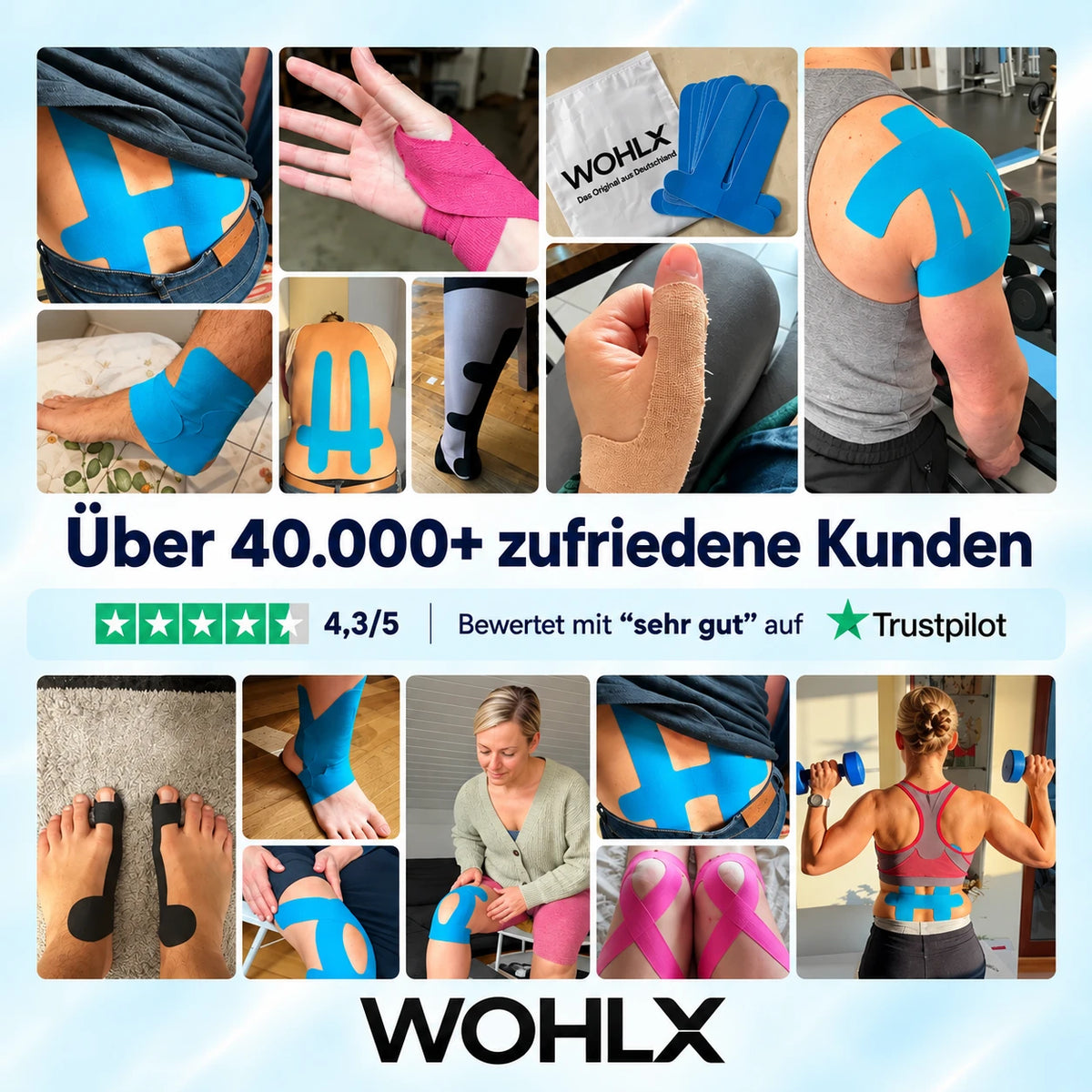 Kinesio Nacken-Tapes