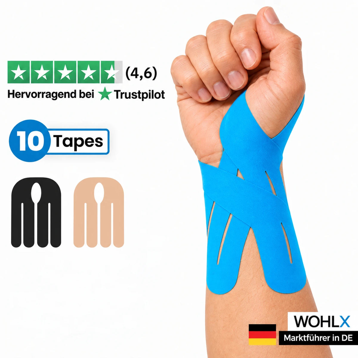 Handgelenk Tapes
