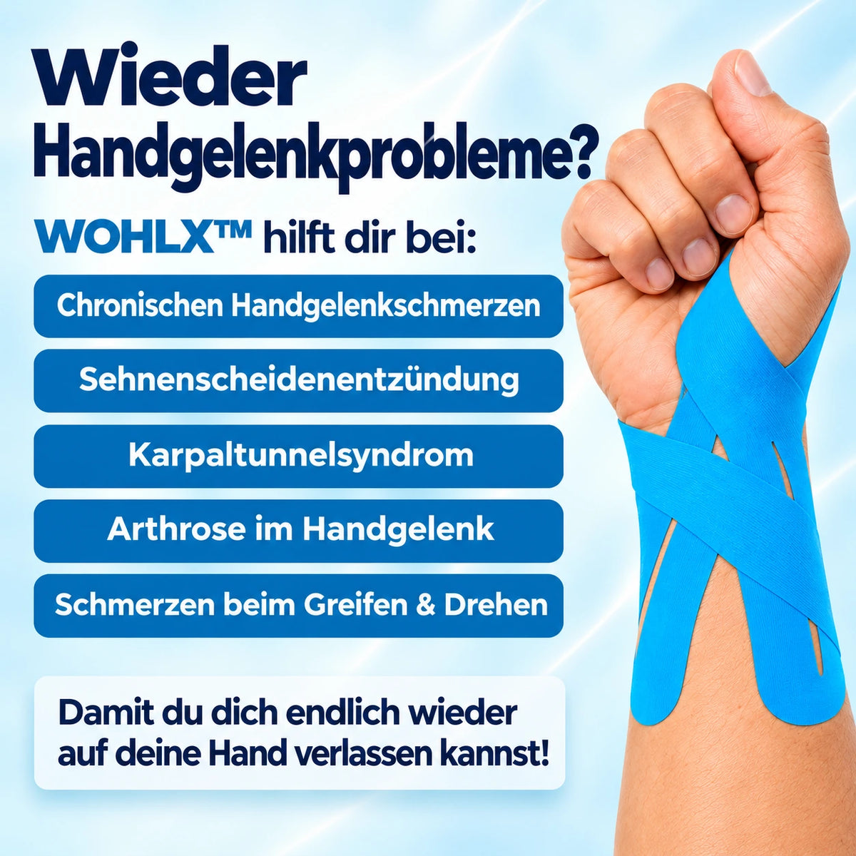 Handgelenk Tapes