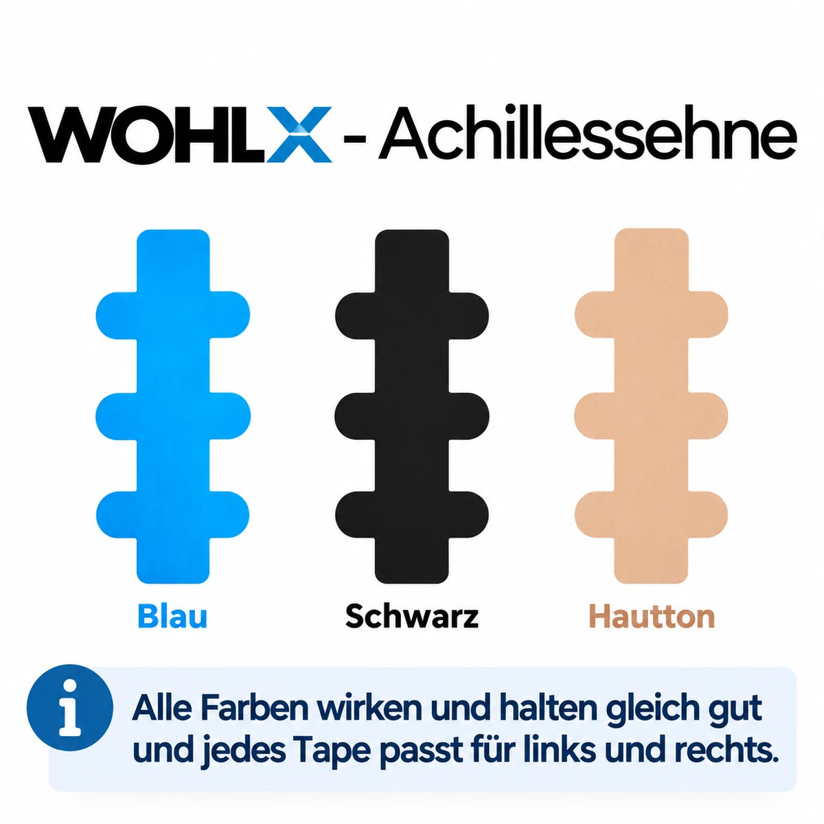 Achillessehne Tapes
