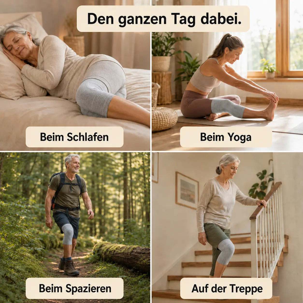 Bambus Kniebandage